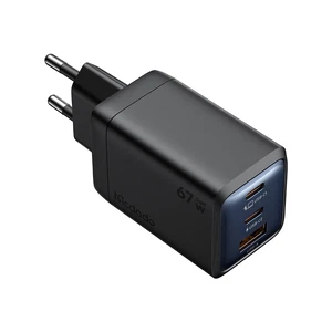 Mcdodo CH-0970 GaN Serisi 67w 2c1a Mini GaN Şarj Cihazı eu Plug – Siyah - Görsel 3