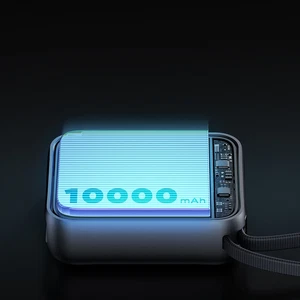 Mcdodo MC-8620 10000mAh 22.5W PD Hızlı Şarj Dahili Kablolu Powerbank Siyah (Type-c / Lightning) - Görsel 4