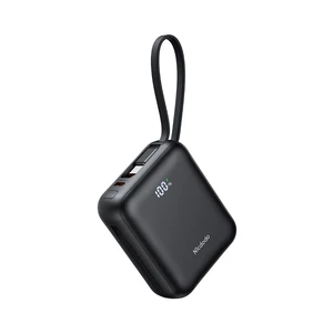 Mcdodo MC-8620 10000mAh 22.5W PD Hızlı Şarj Dahili Kablolu Powerbank Siyah (Type-c / Lightning) - Görsel 7