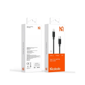 Mcdodo CA-3660 Crystal Serisi Type-c  to Lightning 36W PD Hızlı Şarj ve Veri Aktarım Örgü Kablo Siyah 1.2m - Görsel 8