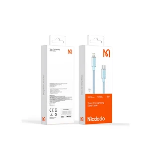 Mcdodo CA-3661 Crystal Serisi Type-c to Lightning 36W PD Hızlı Şarj ve Veri Aktarım Örgü Kablo Mavi 1.2 - Görsel 7