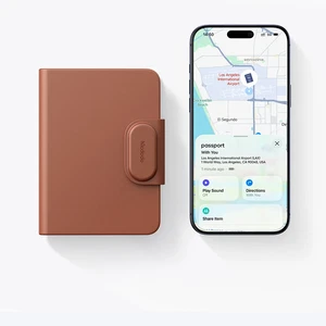 Mcdodo AT-4181 Napa Pro Find My Uyumlu Deri Pasaport Kılıfı ve Cüzdan - Taba - Görsel 4