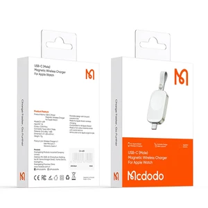 Mcdodo CH-4992 Apple Watch Uyumlu Type-C Manyetik Kablosuz Şarj Cihazı Beyaz - Görsel 9