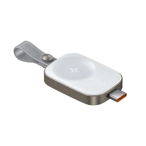 Mcdodo CH-4992 Apple Watch Uyumlu Type-C Manyetik Kablosuz Şarj Cihazı Beyaz - Görsel 1