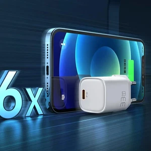Mcdodo CH-0080 GaN 33W Type-C Girişli PD Hızlı Şarj Adaptörü Beyaz - Görsel 6