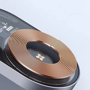 Mcdodo CH-2340 15W Manyetik Kablosuz Araç Şarj Cihazı Şeffaf LED Işıklı - Görsel 9