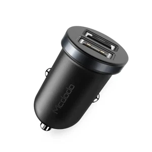 Mcdodo CC-6601 12W 2X USB GİRİŞLİ ARAÇ ÇAKMAK ŞARJ 5V 2.4A-SİYAH - Görsel 1