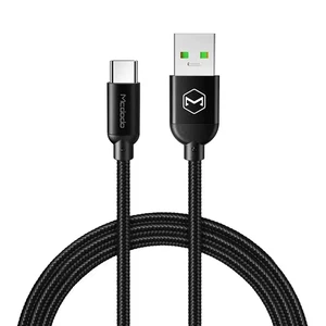 Mcdodo CA-6991 5A QC 4.0 Type-C Hızlı Şarj ve Data Kablosu 1.2M Siyah - Görsel 1