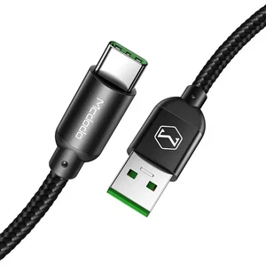 Mcdodo CA-6991 5A QC 4.0 Type-C Hızlı Şarj ve Data Kablosu 1.2M Siyah - Görsel 2