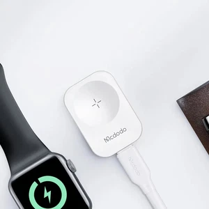 Mcdodo CH-2060 Apple Watch İçin Taşınabilir Kablosuz Şarj Cihazı Beyaz - Görsel 5