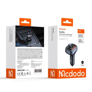 Mcdodo CC-5950 CarGo Serisi 72W Bluetooth FM Vericili Araç içi Çakmaklık Şarj Cihazı - Görsel 8