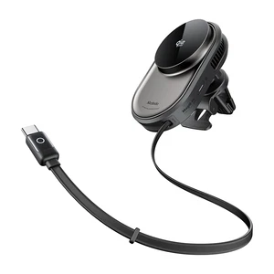 Mcdodo CH-8400 MagQ Ultra 25W TEC Soğutmalı qi2.2 Araç İçi Kablosuz Şarj Cihazı( Geri Çekilebilir Kablolu) - Görsel 11