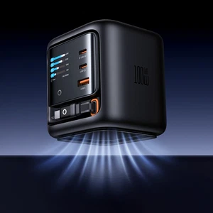 Mcdodo CH-1391 FreeGo Pro 100W Power Station Geri Çekilebilir Kablolu Şarj Adaptörü - Görsel 5