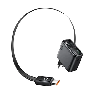 Mcdodo CH-8640 FreeGo Pro 67W Akıllı LED Ekranlı Geri Çekilebilir Kablolu Şarj Adaptörü - Görsel 8