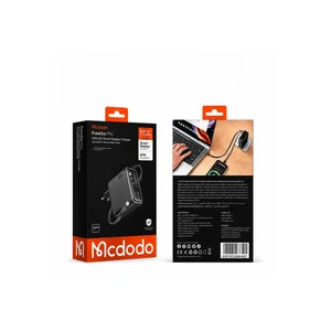 Mcdodo CH-8640 FreeGo Pro 67W Akıllı LED Ekranlı Geri Çekilebilir Kablolu Şarj Adaptörü - Görsel 12