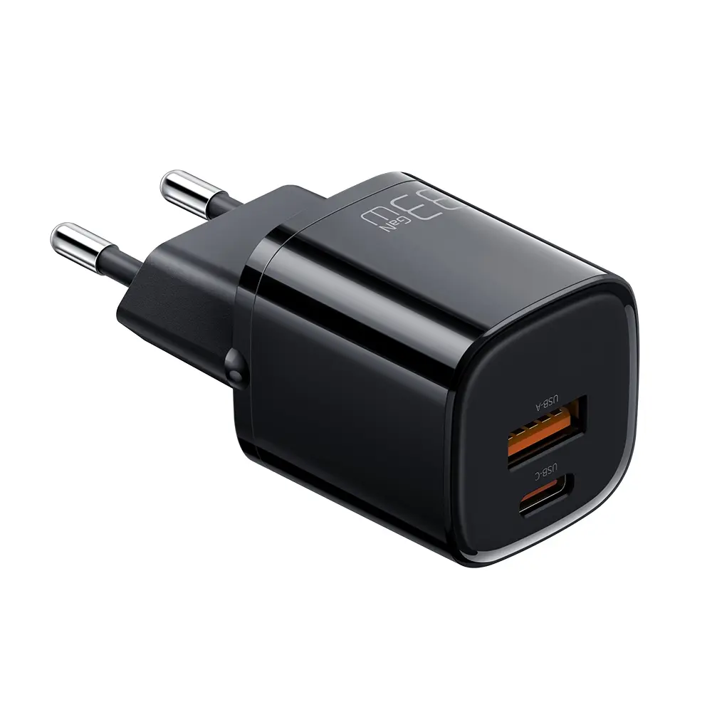 33W Gan Pd 1xUsb 1XType-C Girişli Mini Hızlı Şarj Aleti