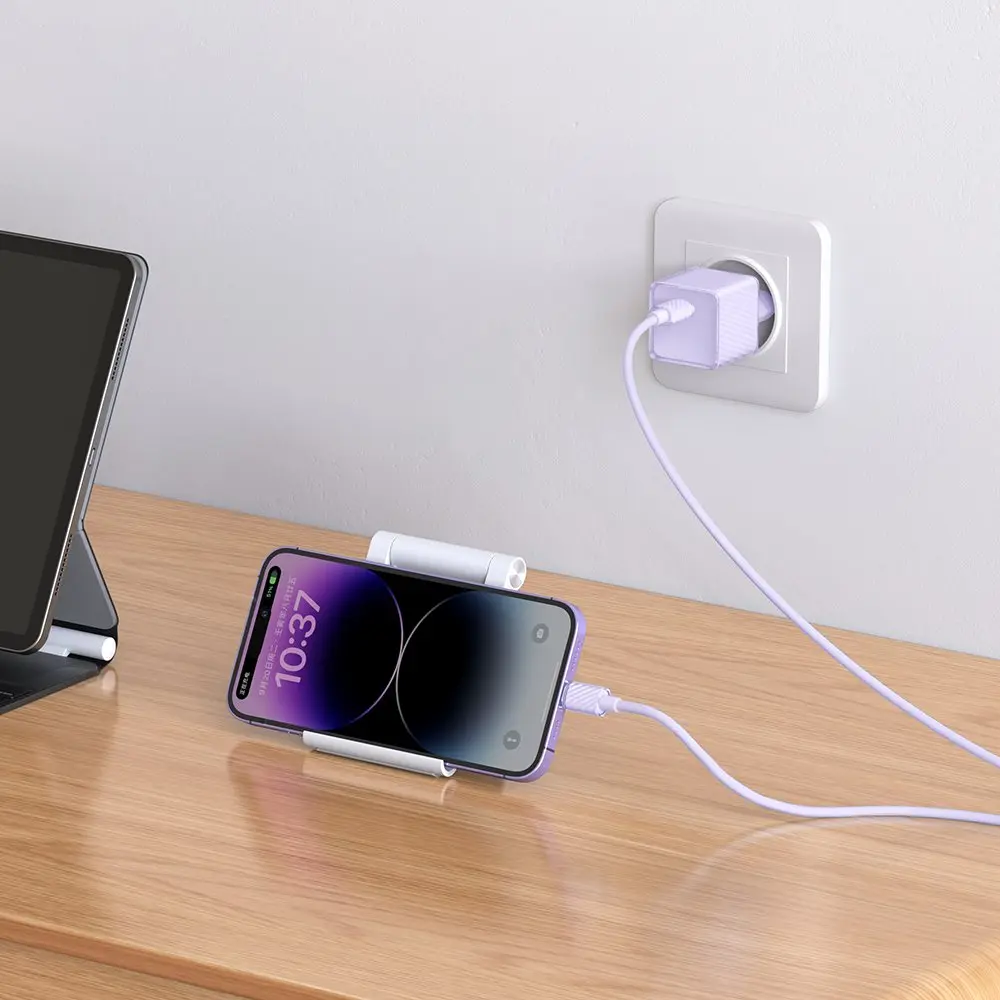 CH-3773 20W PD GaN Type-C Hızlı Şarj Aleti - Lila