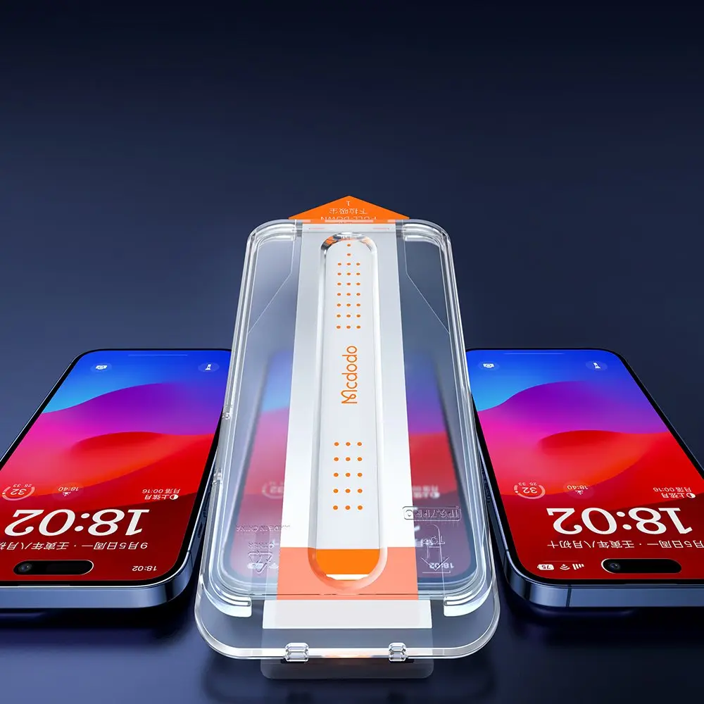 PF-5361 IPHONE 15 PLUS İÇİN ŞEFFAF EKRAN KORUYUCU - Görsel 2