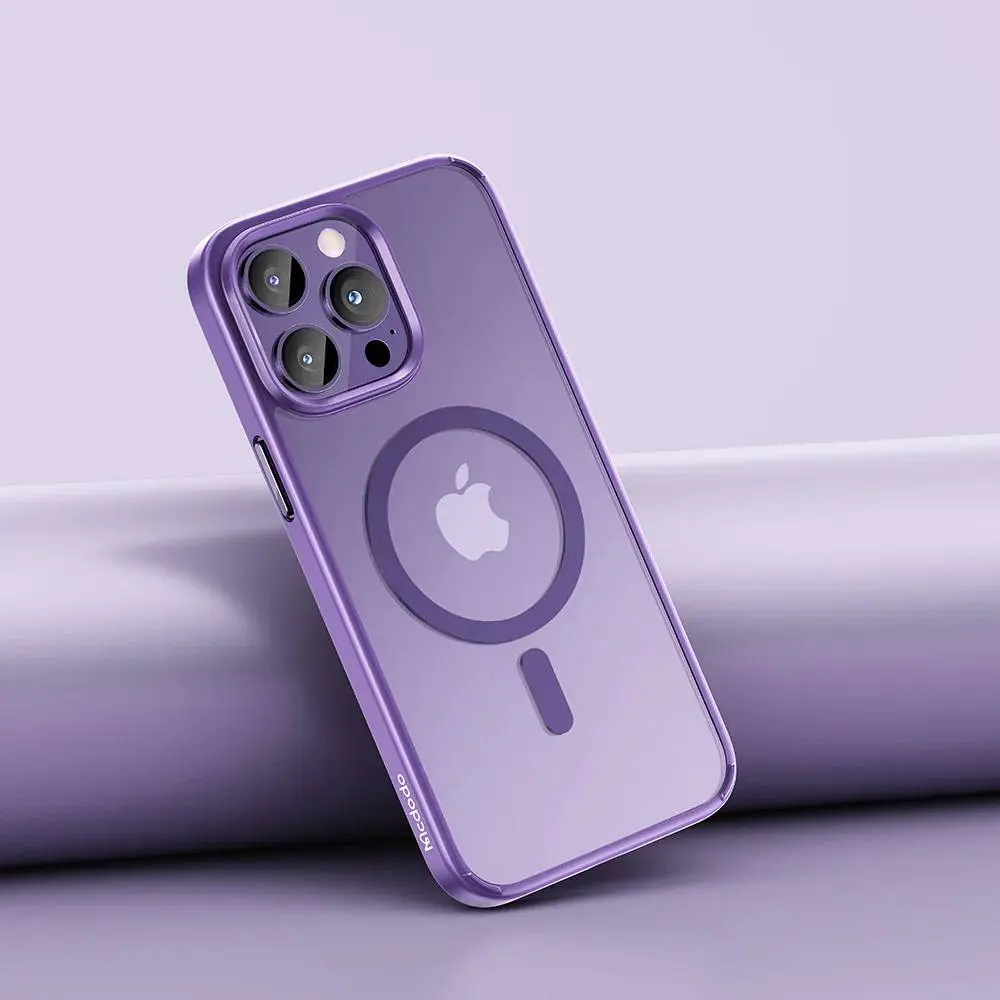 PC-5354 IPHONE 15 UYUMLU MAGSAFE'Lİ MOR KAPAK - Görsel 2