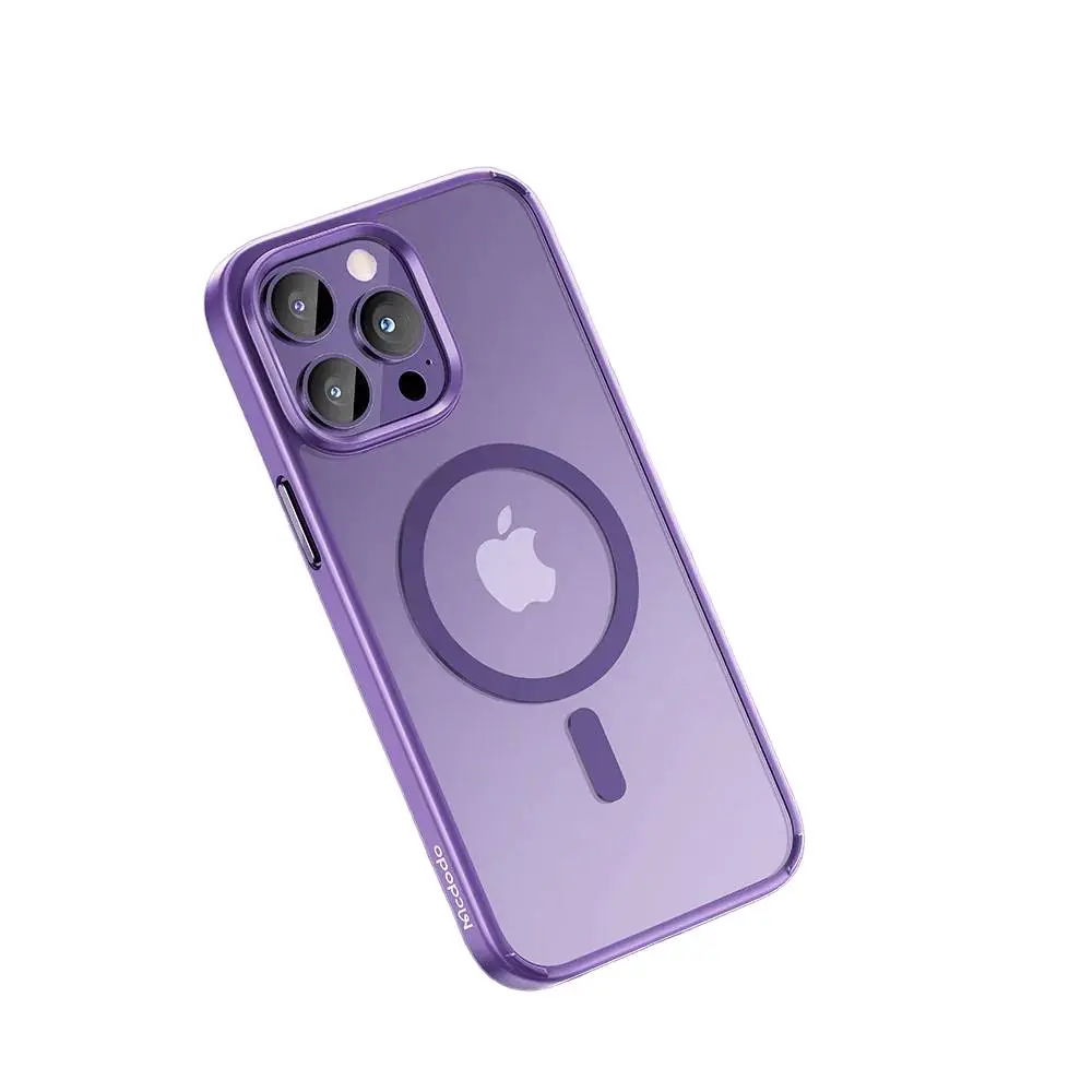 PC-5354 IPHONE 15 UYUMLU MAGSAFE'Lİ MOR KAPAK - Görsel 1