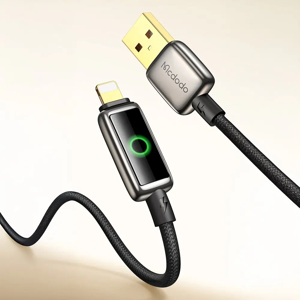 CA-6590 36W USB-A TO LİGHTNİNG IŞIK GÖSTERGELİ PREMİUM KABLO 1.2M