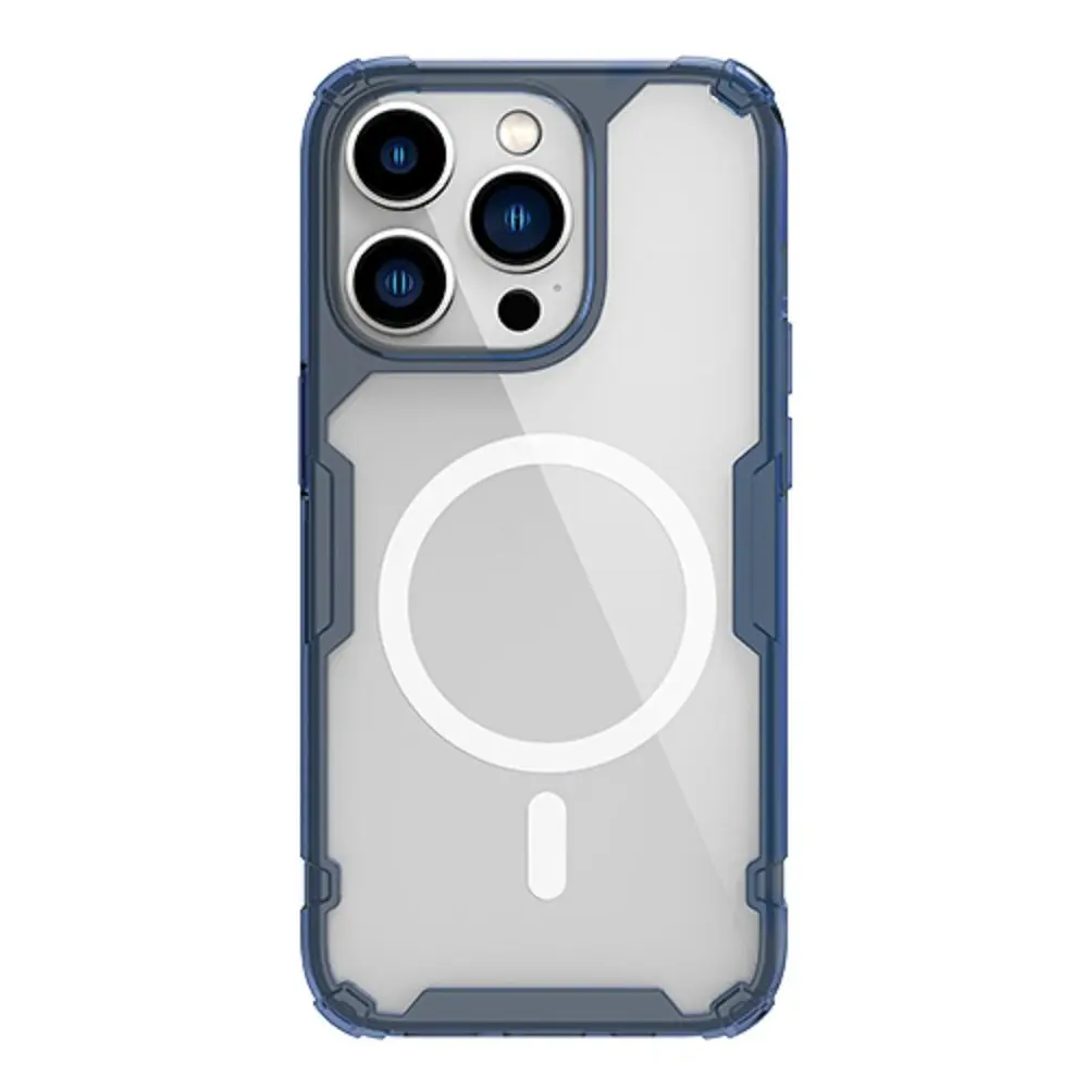 NILLKIN NLK-8601  iPhone 14 Pro  Şeffaf Mavi Kapak