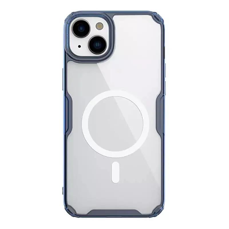 NILLKIN NLK-5905  iPhone 15 Şeffaf Mavi Kapak