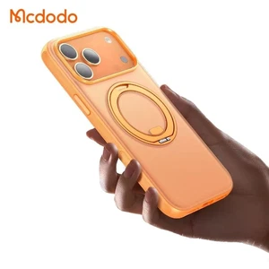 Mcdodo PC-1874 iPhone 17 Pro-Kamera Düğmeli Obase Manyetik 360° Halka Standlı Kapak - Görsel 1