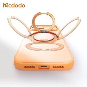 Mcdodo PC-1874 iPhone 17 Pro-Kamera Düğmeli Obase Manyetik 360° Halka Standlı Kapak - Görsel 2