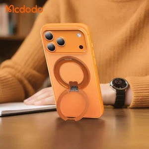 Mcdodo PC-1874 iPhone 17 Pro-Kamera Düğmeli Obase Manyetik 360° Halka Standlı Kapak - Görsel 3