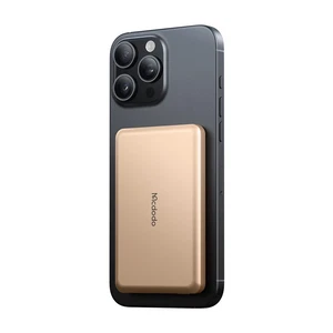 Mcdodo MC-4642 5000mAh 20w Metal Ultra İnce Manyetik Kablosuz Powerbank-Titanyum - Görsel 3