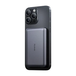 Mcdodo MC-4651 10000mAh 20w Metal Ultra İnce Manyetik Kablosuz Powerbank - Siyah - Görsel 7