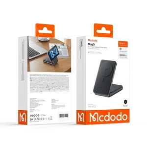 Mcdodo MC-6310 Magq 2in1 10000mAh 20w  qİ2 Manyetik Powerbank Ve Katlanabilir Telefon Standı - Görsel 6