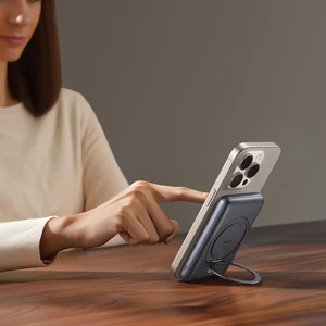 Mcdodo MC-8361 5000mAh 20w 360° Halka Standlı Metal Manyetik Powerbank - Görsel 3