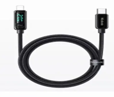 MCDODO CA-8811 20W DİJİTAL GÖSTERGELİ TYPE-C TO LİGHTNİNG PD DATA-ŞARJ KABLOSU 1.2M GÜMÜŞ - Görsel 1