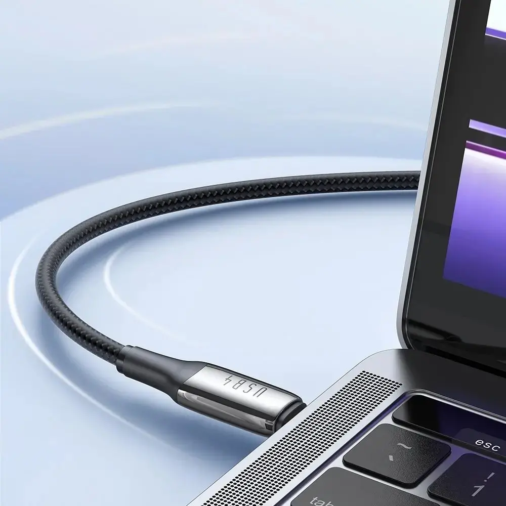 MCDODO CA-2990 240 W USB 4.0 TYPE C TO TYPE C ŞARJ KABLOSU -SİYAH - Görsel 7