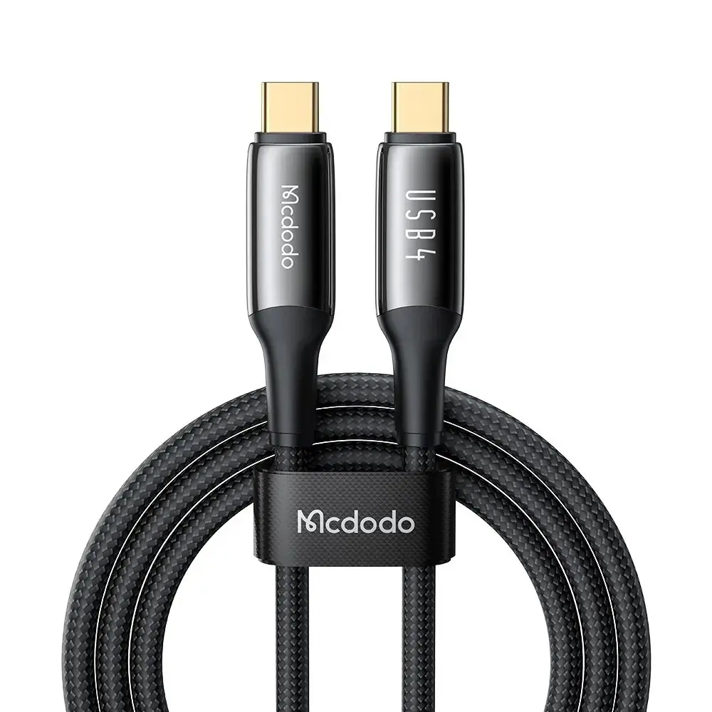 MCDODO CA-2990 240 W USB 4.0 TYPE C TO TYPE C ŞARJ KABLOSU -SİYAH - Görsel 2