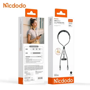 Mcdodo CA-6580 100w Type-c to Type-c 3in1 Masaj Kablosu - Görsel 3