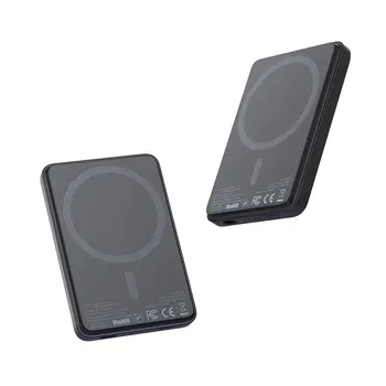 Mcdodo MC-3951 15W Mini Manyetik 5000 mAh Powerbank - Siyah Resim