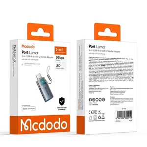 Mcdodo OT-7600 2in1  Usb-A- Type-c - Sd Kart Aktarım Dönüştürücü - Görsel 6