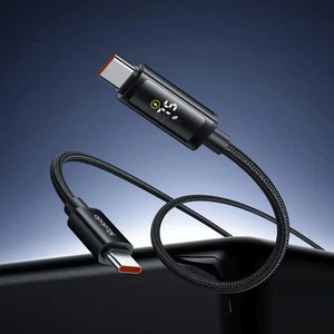 Mcdodo CA-8000 Type-c to Type-c 100w Çift Led Ekranlı 1.2m Kablo - Görsel 1