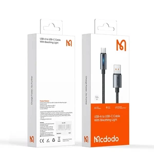 Mcdodo CA-5180 100w Usb-A to Type-c Led Işıklı 1.2m Kablo - Görsel 4
