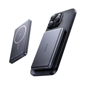 Mcdodo MC-4641 20W 5000mAh Metal Ultra İnce Manyetik Kablosuz Powerbank Siyah - Görsel 3