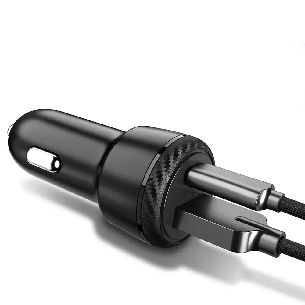 MCDODO CC-5970 36W PD+QC 3.0 1XTYPE-C 1XUSB GİRİŞLİ ARAÇ ÇAKMAK ŞARJ - SİYAH - Görsel 3