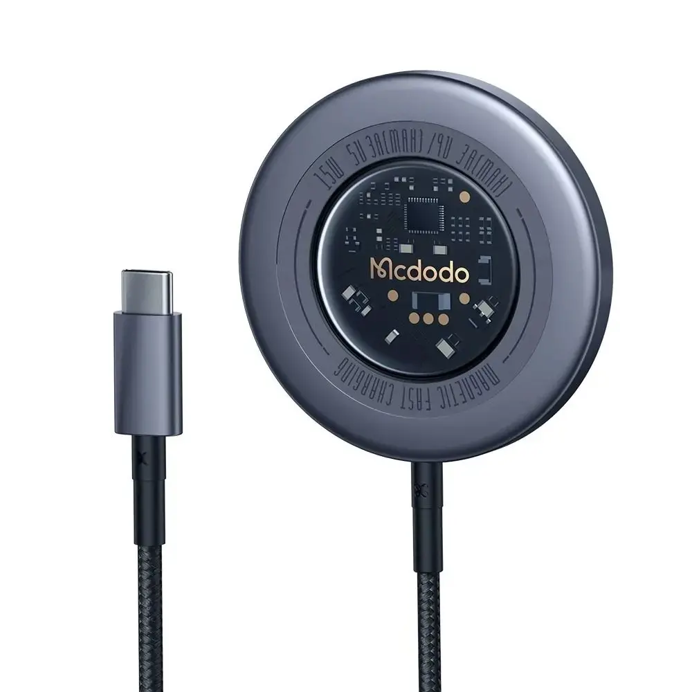 MCDODO CH-2330 15 W MAGSAFE HIZLI ŞARJ CİHAZI - KOYU GRİ - Görsel 3