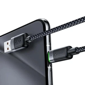 Mcdodo CA-5650 6A USB-A to Type-C Manyetik Sarılabilir Şarj Kablosu 1.2M Siyah - Görsel 2