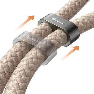 Mcdodo CA-6831 Çok İşlevli Çapraz Boyun Askısı Kablosu 1.2m 60 W Type-c to Type-c Haki - Görsel 3