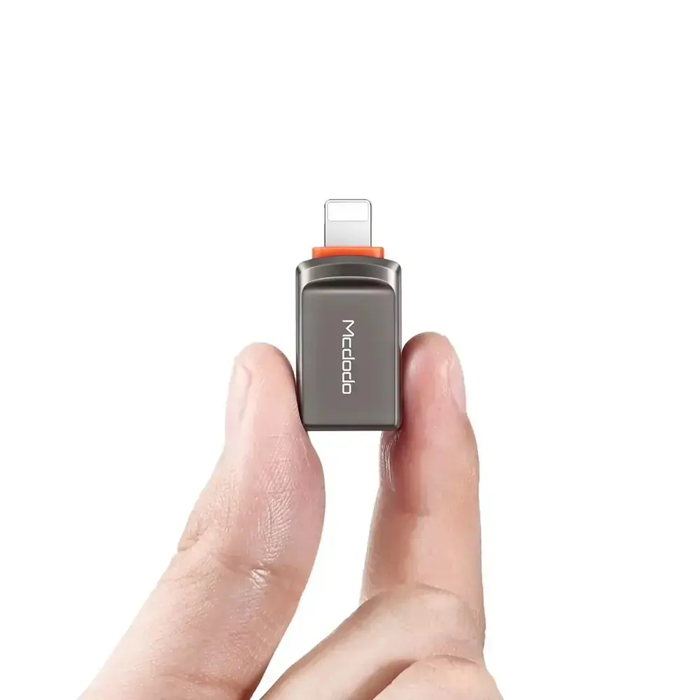 MCDODO OT-8600 USB-A TO LİGHTNİNG DÖNÜŞTÜRÜCÜ SOKET - GRİ - Görsel 5