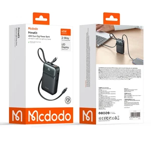 Mcdodo MC-9930 20000mAh 45W PD Hızlı Şarj Dijital Göstergeli Çoklu Çıkışlı Powerbank - Görsel 6