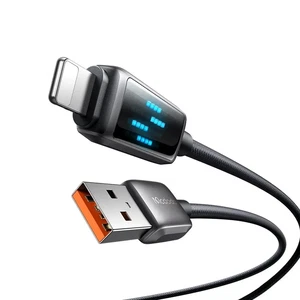 Mcdodo CA-5250 3a Usb-A To Lightning Kayan Led Işıklı Kablo 1.2m - Görsel 1